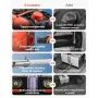 VEVOR Riscaldatore Diesel, Riscaldatore d'Aria Diesel Portatile All-in-One da 5-8KW DC 12 V con Controllo Tramite App Bluetooth, Telecomando e Schermo LCD, Serbatoio del Carburante da 4,5 L