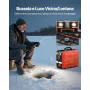 VEVOR Riscaldatore Diesel, Riscaldatore d'Aria Diesel Portatile All-in-One da 5-8KW DC 12 V con Controllo Tramite App Bluetooth, Telecomando e Schermo LCD, Serbatoio del Carburante da 4,5 L