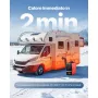VEVOR Riscaldatore Diesel, Riscaldatore d'Aria Diesel Portatile All-in-One da 5-8KW DC 12 V con Controllo Tramite App Bluetooth, Telecomando e Schermo LCD, Serbatoio del Carburante da 4,5 L