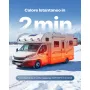 VEVOR Riscaldatore Diesel, 8 kW, DC 12 V/24 V, Riscaldatore d'Aria Diesel Portatile Tutto in Uno con Telecomando e Schermo LCD, Riscaldamento Rapido e Basso Rumore, Serbatoio Carburante da 5 L