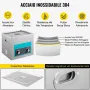 VEVOR 10L Macchina di Pulizia Ultrasonico Cleaner Professionale Digital Ultrasonic Cleaner Macchina Sanitizer per Carburatore Parti in Ottone Gioielli Dentali Monete Metalliche