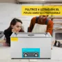 VEVOR 30L Pulitore Ultrasuoni in Acciaio Inox 304 Pulitori ad Ultrasuoni Digitale con Riscaldatore Timer Macchina per la Pulizia di Disinfettanti per Carburatori Parti in Ottone Gioielli Dentali