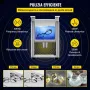 VEVOR Pulitore a Ultrasuoni Aggiornato 3 L (Riscaldatore 200 W Ultrasuoni 120 W) Pulitore di Parti a Ultrasuoni da Laboratorio Digitale con Riscaldamento per Pulizia di Parti di Occhiali Gioielli