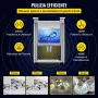 VEVOR Pulitore a Ultrasuoni Aggiornato 6 L (Riscaldatore da 200 W Ultrasuoni da 180 W) Pulitore di Parti a Ultrasuoni da Laboratorio Digitale con Temporizzatore per Pulizia di Strumenti di Gioielli