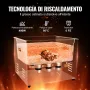 VEVOR Pulitore ad Ultrasuoni 15L Dispositivo per Pulizia Ultrasuoni Macchina per Pulizia ad Ultrasuoni da 360W con Timer Riscaldatore, Pulitore Digitale da 40 kHz con Cestello per Parti Gioielli