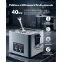 VEVOR Pulitore a Ultrasuoni da 15 L, Macchina Professionale per la Pulizia a Ultrasuoni, con Cestello di Pulizia e Schermo Digitale, in Acciaio Inox da 240W e 40 kHz per Carburatori, Strumenti