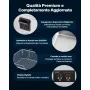 VEVOR Pulitore a Ultrasuoni da 15 L, Macchina Professionale per la Pulizia a Ultrasuoni, con Cestello di Pulizia e Schermo Digitale, in Acciaio Inox da 240W e 40 kHz per Carburatori, Strumenti