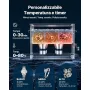 VEVOR Pulitore a Ultrasuoni da 15 L, Macchina Professionale per la Pulizia a Ultrasuoni, con Cestello di Pulizia e Schermo Digitale, in Acciaio Inox da 240W e 40 kHz per Carburatori, Strumenti