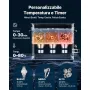 VEVOR Pulitore a Ultrasuoni da 10 L, Macchina Professionale per la Pulizia a Ultrasuoni, con Cestello di Pulizia e Schermo Digitale, in Acciaio Inox da 180 W e 40 kHz per Orologi, Rasoi, Gioielli
