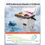 VEVOR Frigorifero Portatile Elettrico per Auto, Frigo Portatile da Auto Capienza 18 Litri 12V/24V 100-240V CA, Frigorifero a Compressore -20°C a 20°C Maniglia Senza Ruote per Campeggio Viaggio Pesca