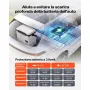 VEVOR Frigorifero Portatile Elettrico per Auto, Frigo Portatile da Auto Capienza 18 Litri 12V/24V 100-240V CA, Frigorifero a Compressore -20°C a 20°C Maniglia Senza Ruote per Campeggio Viaggio Pesca