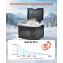 VEVOR Frigorifero da Auto Portatile 60W, Frigo Portatile Compressore Capienza 30 Litri Zona Singola Temperatura Regolabile da -20℃ a 20℃, Frigorifero da Esterno Campeggio Picnic CC 12/24V CA 100-240V