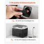 VEVOR Frigorifero da Auto Portatile 60W, Frigo Portatile Compressore Capienza 30 Litri Zona Singola Temperatura Regolabile da -20℃ a 20℃, Frigorifero da Esterno Campeggio Picnic CC 12/24V CA 100-240V