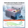 VEVOR Frigorifero a Compressore da Auto 40L, Congelatore per Auto in EPP Elettrico Controllo APP senza Ruote senza Maniglia Temperatura -10°C a 10°C per Camion Camper SUV Barche, Campeggio Viaggio