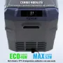 VEVOR Frigorifero per Auto, Congelatore Portatile Doppia Zona 40 L, 12 Volt, Gamma Regolabile da -20 ~ 20 ℃, Dispositivo di Raffreddamento a Compressore 12/24 V CC e 100-240 V CA per Campeggio Camper