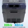 VEVOR Frigorifero per Auto, Congelatore Portatile Doppia Zona 40 L, 12 Volt, Gamma Regolabile da -20 ~ 20 ℃, Dispositivo di Raffreddamento a Compressore 12/24 V CC e 100-240 V CA per Campeggio Camper