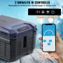 VEVOR Frigorifero per Auto, Congelatore Portatile Zona Singola 9 L 12 Volt, Gamma Regolabile da -20 ~ 20 ℃, Dispositivo di Raffreddamento a Compressore 12/24 V CC e 100-240 V CA per Campeggio Camper