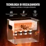 VEVOR Pulitore ad Ultrasuoni 10L con Timer Riscaldante Cestello, Macchina Digitale a Cavitazione Sonica, Pulitrice Ultrasuoni 240 W per Strumenti di Orologi, Occhiali, Monete, Utensili Metallici
