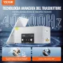 VEVOR Pulitore ad Ultrasuoni 22L con Timer Riscaldante Cestello, Macchina Digitale a Cavitazione Sonica, Pulitrice Ultrasuoni 480 W per Strumenti di Orologi, Occhiali, Monete, Utensili Metallici