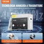 VEVOR Pulitore ad Ultrasuoni 3L con Timer Riscaldante Cestello, Macchina Digitale a Cavitazione Sonica, Pulitrice Ultrasuoni 120 W per Strumenti di Orologi, Occhiali, Monete, Utensili Metallici
