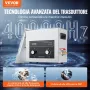 VEVOR Pulitore ad Ultrasuoni 6L con Timer Riscaldante Cestello, Macchina Digitale a Cavitazione Sonica, Pulitrice Ultrasuoni 180 W per Strumenti di Orologi, Occhiali, Monete, Utensili Metallici