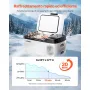 VEVOR Frigorifero Elettrico Portatile per Auto 15 L, Mini Compressore Elettrico  CC 12 V 24 V con Modalità Freddo e Caldo Controllo Tramite App, Design Compatto e Antiurto, per Camper Camion Barca