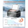 VEVOR Frigorifero Elettrico Protatile per Auto, Mini Frigorifero Portatile Funzione Caldo e Freddo, Capacità 22 L, Funzionamento CC 12V 24V, AC da 100V a 240V, Temperatura Regolabile per Camion Barca