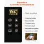 VEVOR Frigorifero Elettrico Protatile per Auto, Mini Frigorifero Portatile Funzione Caldo e Freddo, Capacità 22 L, Funzionamento CC 12V 24V, AC da 100V a 240V, Temperatura Regolabile per Camion Barca