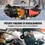 VEVOR Riscaldatore ad Aria Diesel 12V 2KW Riscaldatore Diesel da Parcheggio a Carburante con Silenziatore Serbatoio da 10 Litri, Interruttore LCD per Auto, Autobus, Camper, Camion
