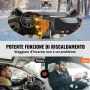 VEVOR Riscaldatore ad Aria Diesel da Parcheggio Riscaldatore per Auto 12V 5-8KW a Carburante con Interruttore LCD con Telecomando e Kit di Accessori per Camion Roulotte Camper Autobus