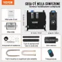 VEVOR Riscaldatore ad Aria Diesel da 5-8KW Riscaldatore da Parcheggio Diesel per Camion 12 V con Interruttore LCD Riscaldamento Rapido per Camper, Camion, Barca, Autobus, Roulotte
