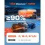 VEVOR Riscaldatore d'Aria Diesel, 12-24V 5-8KW, Riscaldamento Rapido con Telecomando e Display Digitale, Serbatoio del Carburante da 10 L, Silenzioso, Annuncio Vocale, per Camper, Camion