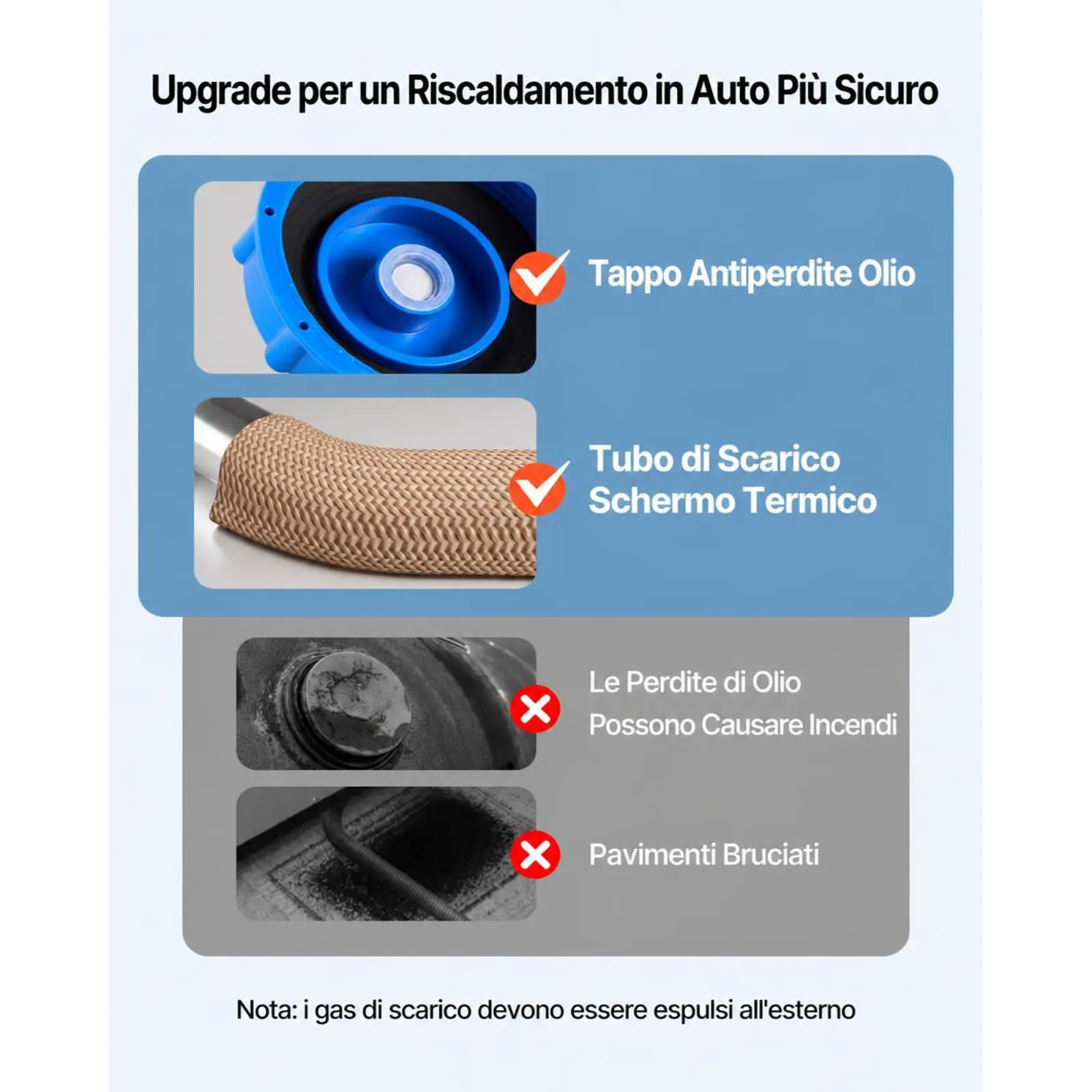 VEVOR Riscaldatore d'Aria Diesel, 12-24V 5-8KW, Riscaldamento Rapido con Telecomando e Display Digitale, Serbatoio del Carburante da 10 L, Silenzioso, Annuncio Vocale, per Camper, Camion