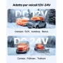 VEVOR Riscaldatore d'Aria Diesel, 12-24V 5-8KW, Riscaldamento Rapido con Telecomando e Display Digitale, Serbatoio del Carburante da 10 L, Silenzioso, Annuncio Vocale, per Camper, Camion