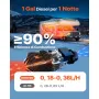 VEVOR Riscaldatore d'Aria di Parcheggio Diesel, 8 kW DC12-24 V, Riscaldamento Rapido con Telecomando e Interruttore LCD Blu, Silenzioso, Funzione di Preriscaldamento per Camper, Camion