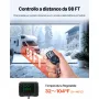 VEVOR Riscaldatore d'Aria Diesel, 12-24V 5-8KW, Riscaldamento Rapido con Telecomando e Interruttore LCD Nero, Silenzioso, Annuncio Vocale, Funzione di Preriscaldamento per Camper, Camion