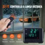 VEVOR Riscaldatore d'Aria Diesel All-in-One per Auto Camper Camion RV 12V 5-8KW Temperatura Regolabile 8℃-36℃ Controllo Bluetooth, Riscaldatore da Parcheggio per Auto Consumo di Carburante 0,16-0,62L/h
