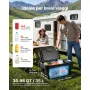 VEVOR Frigorifero a Compressore per Auto, Frigorifero 35L Compatibile per Tesla Model Y Congelatore Portatile Controllo APP 12V/24V DC, da -22℃ a 10℃, Frigo Elettrico Congelatore per Campeggio