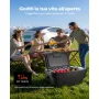 VEVOR Frigorifero a Compressore per Auto, Frigorifero 35L Compatibile per Tesla Model Y Congelatore Portatile Controllo APP 12V/24V DC, da -22℃ a 10℃, Frigo Elettrico Congelatore per Campeggio