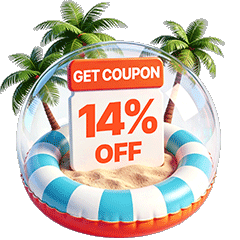 summer sale float