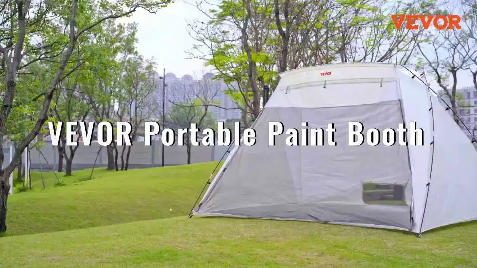 Come installare e configurare la tenda VEVOR per la verniciatura a spruzzo – Guarda ora