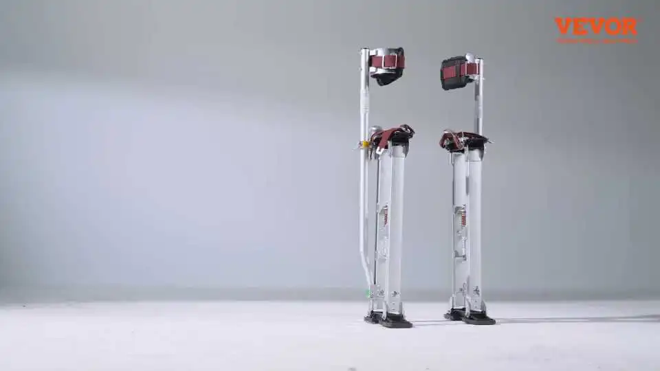 Bekijk hoe VEVOR-gipsplaatpalen in hoogte verstelbaar zijn, lichtgewicht zijn en veilige ondersteuning bieden voor schilders, gipsplaatwerkers en projecten op plafondhoogte.