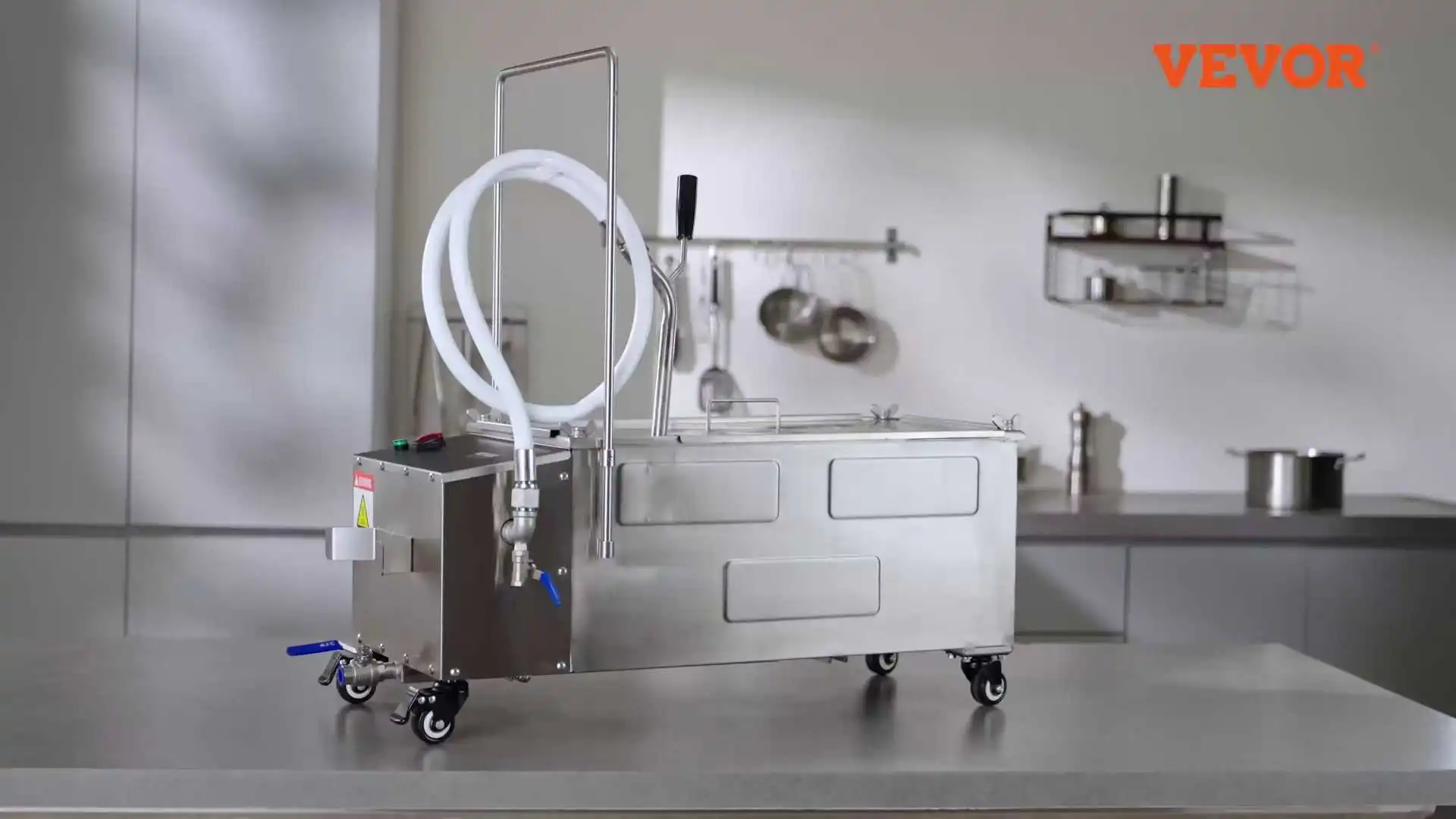 Watch How This Deep Fryer Oil Filter Simplifies Cleanup, Boosts Efficiency, and Handles Large Volumes in Busy Commercial Kitchens