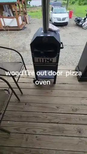 Watch the VEVOR Best Rated Outdoor Pizza Oven in Action Cooking Pizza, Steak, and Pie with Wood and Gas Using Steel and Carbon Grates