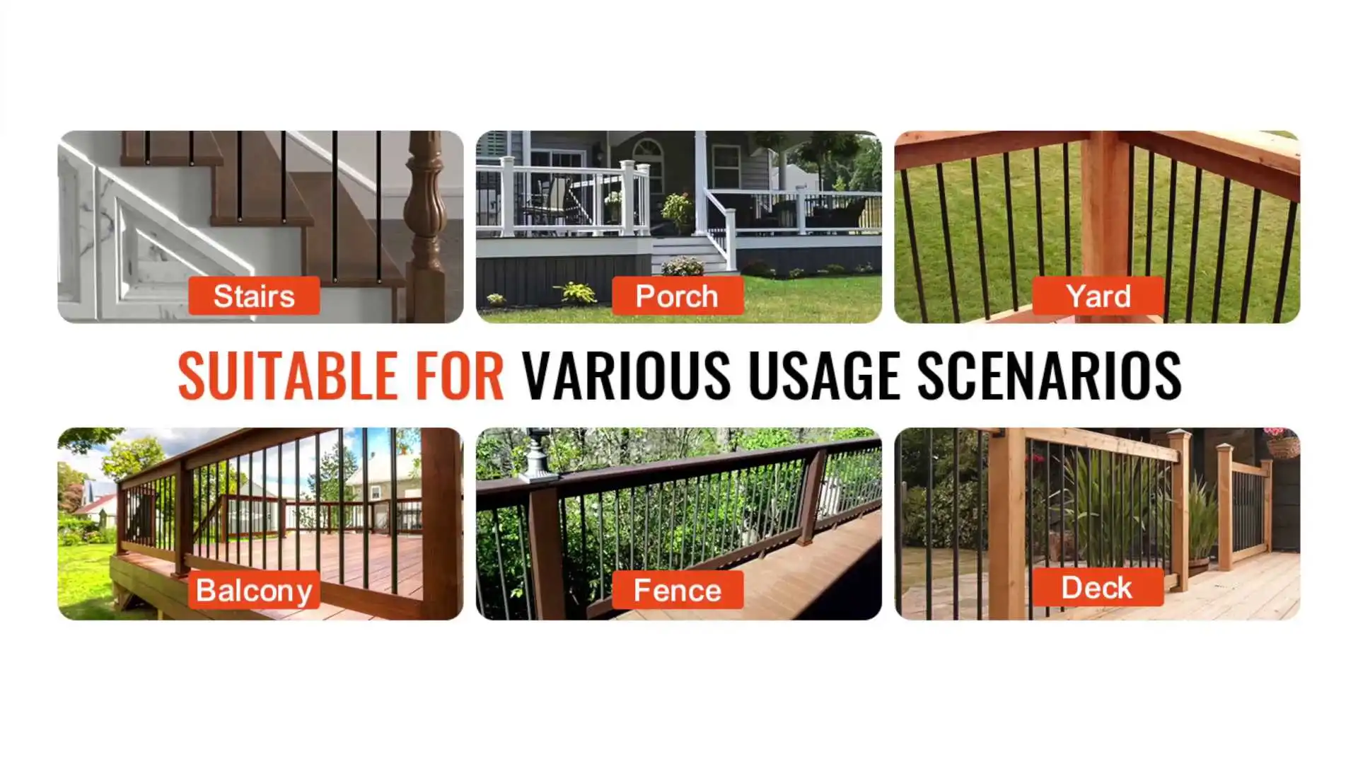 VEVOR Spindles for Staircases: Elegant Look, Secure Support, and Easy DIY Upgrade