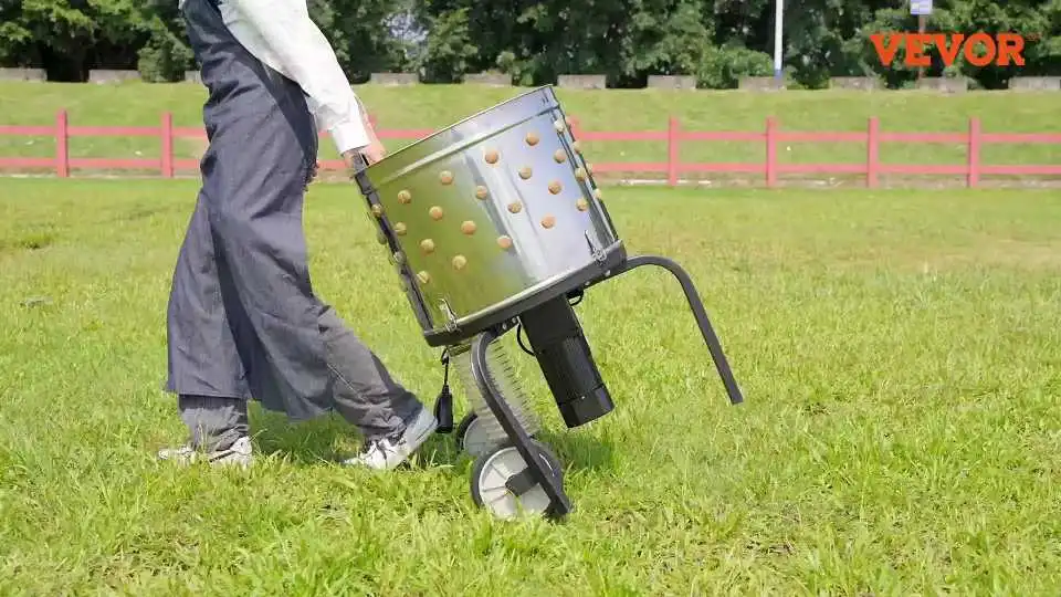 VEVOR DIY Chicken Plucking Machine Video Demo — Watch Feathers Removed in Seconds