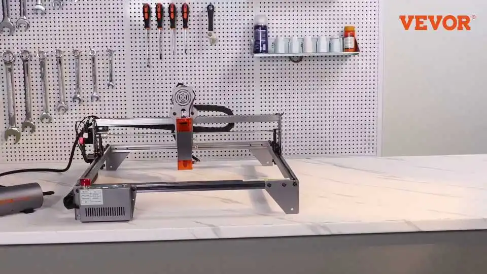 Watch How the VEVOR Laser Engraving Machine for Metal Creates Precise, Professional Designs with Power, Speed, and Versatile Engraving Functions