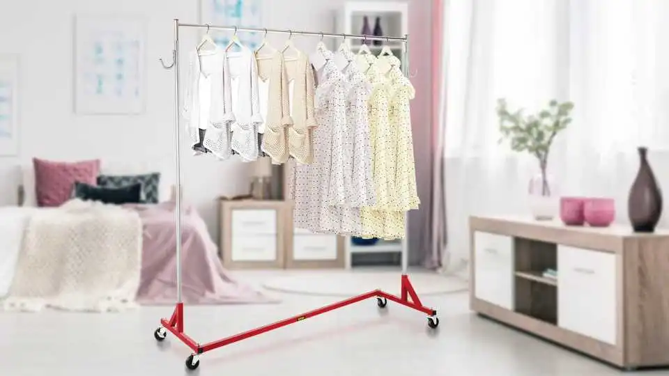 Perchero comercial en forma de Z, percheros en forma de Z, perchero para ropa, percheros en forma de Z, perchero para ropa