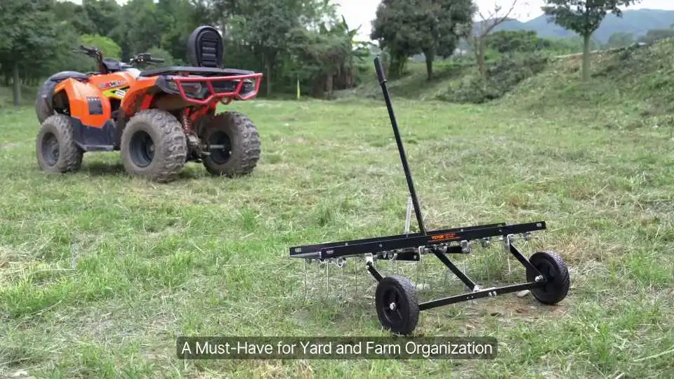 Step-by-Step Guide: VEVOR 60-Inch Tow Behind Lawn Dethatcher