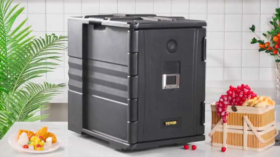 Watch the VEVOR Hot Box Food Warmer in Action—Portable Design, Large Capacity, and Reliable Heat Retention for All Food Service Needs